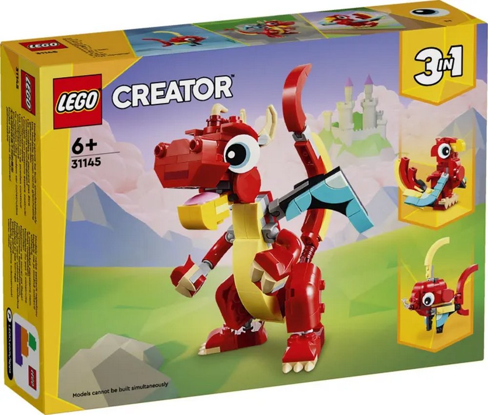 LEGO Creator 3in1 Red Dragon (31145)