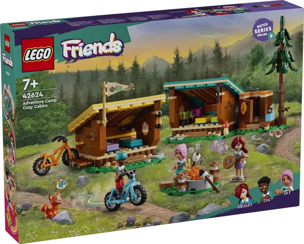 LEGO Friends Adventure Camp Cozy Cabins (42624)