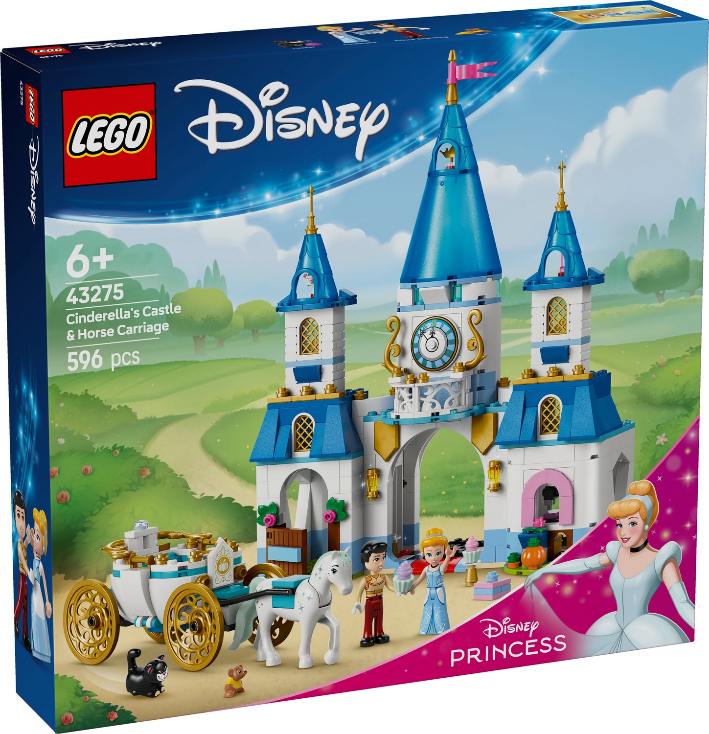 Cinderella's Castle & Horse Carriage