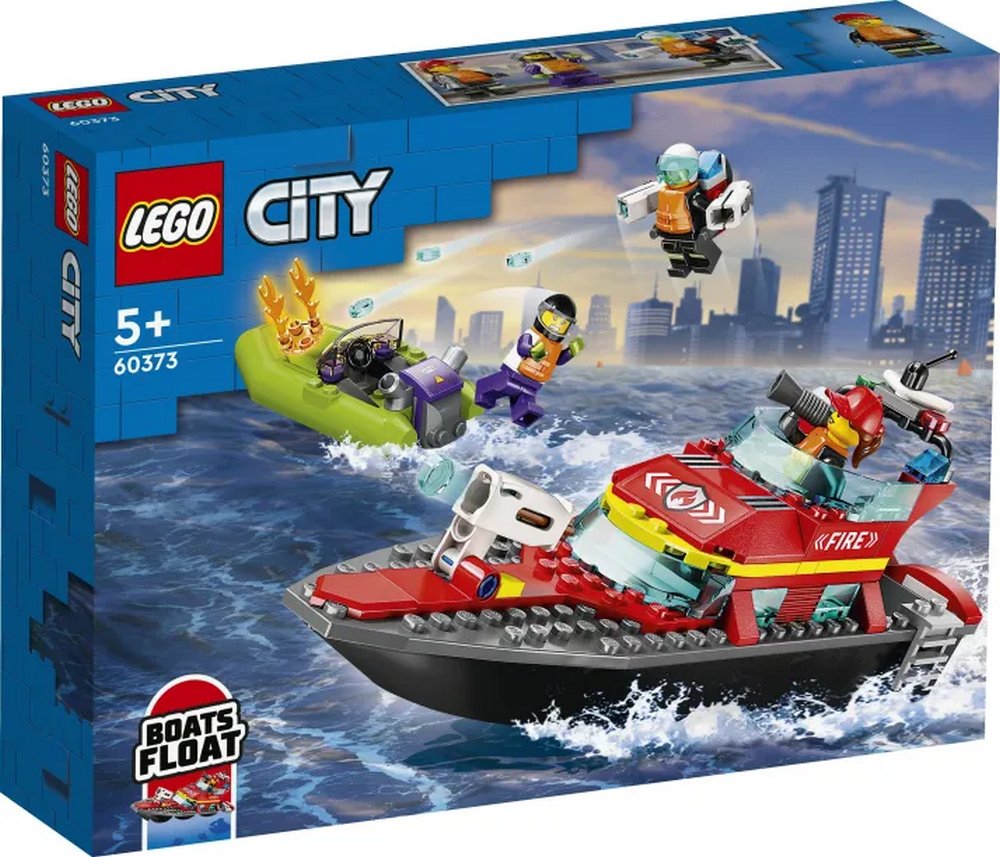 LEGO City Fire Rescue Boat (60373)