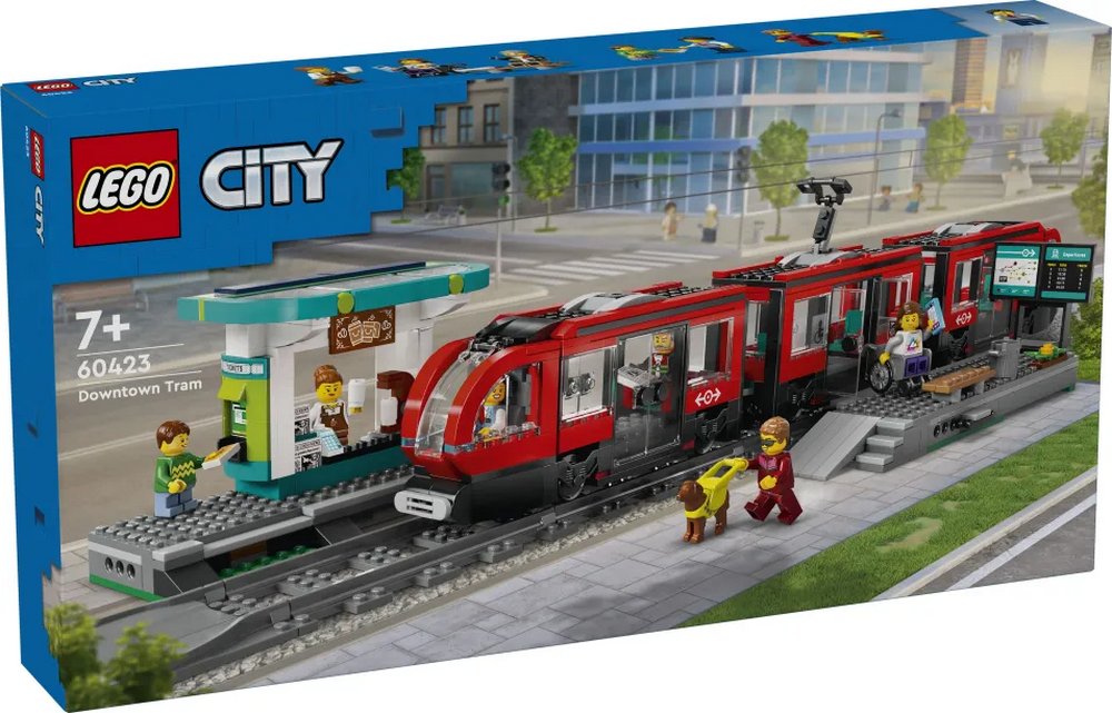 LEGO City Downtown Streetcar & Station (60423)
