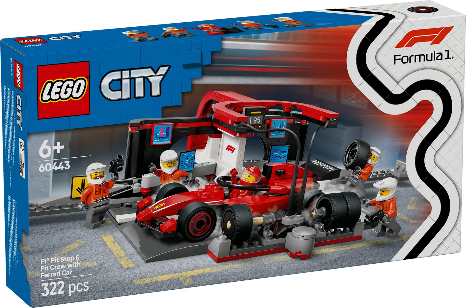 F1® Pit Stop & Pit Crew with Ferrari Car