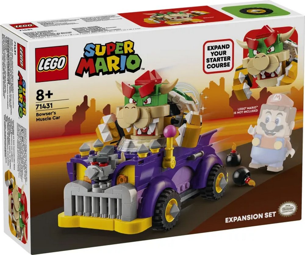 LEGO Super Mario Bowser's Muscle Car Expansion Set (71431)