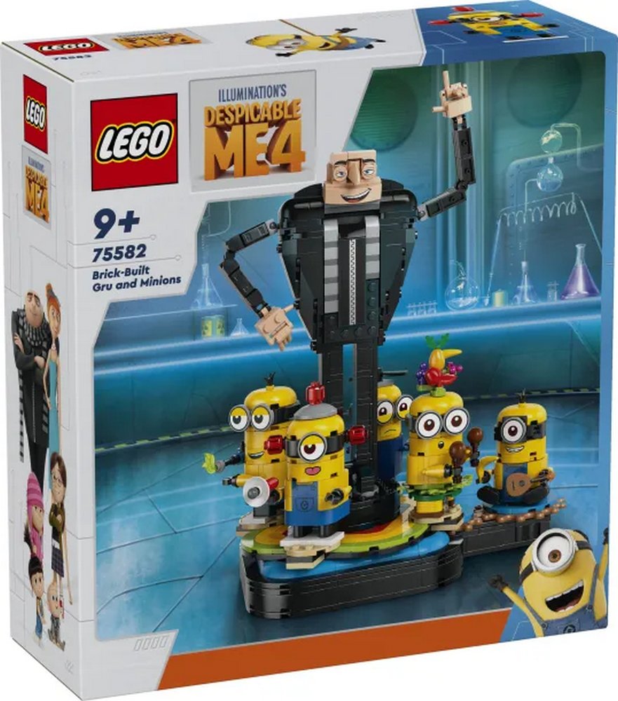 LEGO Minions Brick-Built Gru & Minions (75582)