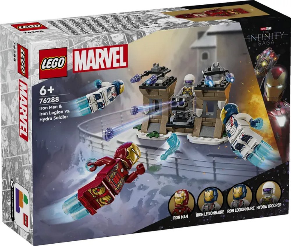 LEGO Super Heroes Iron Man & Iron Legion VS. Hydra Soldier (76288)