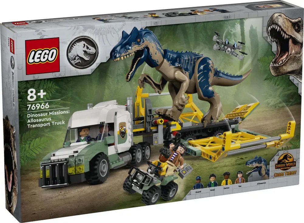 LEGO Jurassic World Dinosaur Missions: Allosaurus Transport Truck (76966)