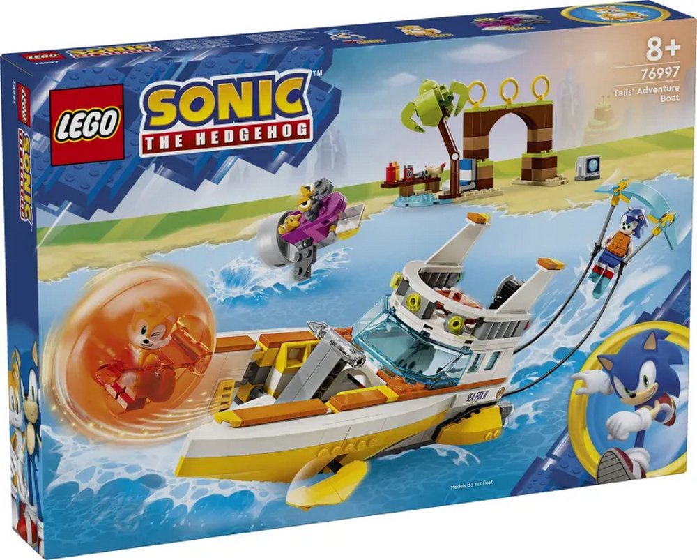 LEGO Sonic The Hedgehog Tail' Adventure Boat (76997)